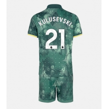 Maillot de football Réplique Tottenham Hotspur Dejan Kulusevski #21 Troisième Enfant 2024-25 Manche Courte (+ Pantalon court)
