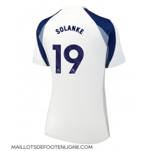 Maillot de football Réplique Tottenham Hotspur Dominic Solanke #19 Domicile Femme 2025-26 Manche Courte
