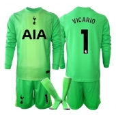 Maillot de football Réplique Tottenham Hotspur Guglielmo Vicario #1 Gardien de but Domicile Enfant 2025-26 Manche Longue (+ Pantalon court)