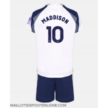 Maillot de football Réplique Tottenham Hotspur James Maddison #10 Domicile Enfant 2025-26 Manche Courte (+ Pantalon court)