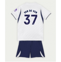 Maillot de football Réplique Tottenham Hotspur Micky van de Ven #37 Domicile Enfant 2026-27 Manche Courte (+ Pantalon court)