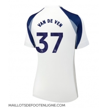 Maillot de football Réplique Tottenham Hotspur Micky van de Ven #37 Domicile Femme 2025-26 Manche Courte