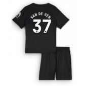 Maillot de football Réplique Tottenham Hotspur Micky van de Ven #37 Extérieur Enfant 2025-26 Manche Courte (+ Pantalon court)