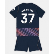 Maillot de football Réplique Tottenham Hotspur Micky van de Ven #37 Extérieur Enfant 2026-27 Manche Courte (+ Pantalon court)