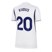 Maillot de football Réplique Tottenham Hotspur Mohammed Kudus #20 Domicile Femme 2026-27 Manche Courte