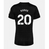 Maillot de football Réplique Tottenham Hotspur Mohammed Kudus #20 Extérieur Femme 2025-26 Manche Courte