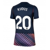 Maillot de football Réplique Tottenham Hotspur Mohammed Kudus #20 Extérieur Femme 2026-27 Manche Courte