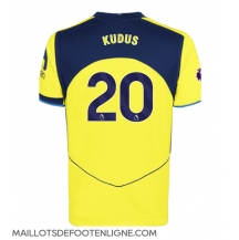 Maillot de football Réplique Tottenham Hotspur Mohammed Kudus #20 Troisième 2025-26 Manche Courte
