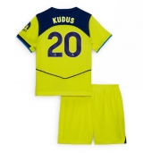 Maillot de football Réplique Tottenham Hotspur Mohammed Kudus #20 Troisième Enfant 2025-26 Manche Courte (+ Pantalon court)