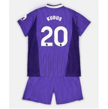 Maillot de football Réplique Tottenham Hotspur Mohammed Kudus #20 Troisième Enfant 2026-27 Manche Courte (+ Pantalon court)