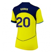 Maillot de football Réplique Tottenham Hotspur Mohammed Kudus #20 Troisième Femme 2025-26 Manche Courte