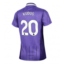 Maillot de football Réplique Tottenham Hotspur Mohammed Kudus #20 Troisième Femme 2026-27 Manche Courte