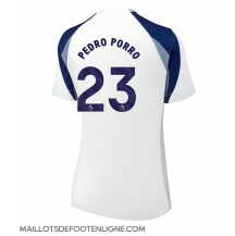 Maillot de football Réplique Tottenham Hotspur Pedro Porro #23 Domicile Femme 2025-26 Manche Courte