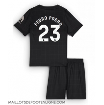 Maillot de football Réplique Tottenham Hotspur Pedro Porro #23 Extérieur Enfant 2025-26 Manche Courte (+ Pantalon court)