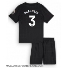 Maillot de football Réplique Tottenham Hotspur Radu Dragusin #3 Extérieur Enfant 2025-26 Manche Courte (+ Pantalon court)