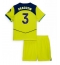 Maillot de football Réplique Tottenham Hotspur Radu Dragusin #3 Troisième Enfant 2025-26 Manche Courte (+ Pantalon court)