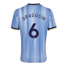 Maillot de football Réplique Tottenham Hotspur Radu Dragusin #6 Extérieur 2024-25 Manche Courte