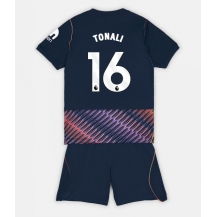 Maillot de football Réplique Tottenham Hotspur Sandro Tonali #16 Extérieur Enfant 2026-27 Manche Courte (+ Pantalon court)
