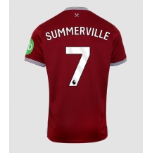 Maillot de football Réplique West Ham United Crysencio Summerville #7 Domicile 2025-26 Manche Courte