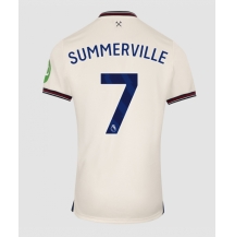 Maillot de football Réplique West Ham United Crysencio Summerville #7 Extérieur 2025-26 Manche Courte