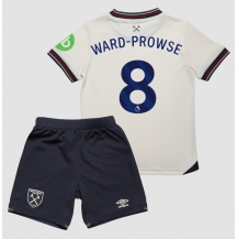 Maillot de football Réplique West Ham United James Ward-Prowse #8 Extérieur Enfant 2025-26 Manche Courte (+ Pantalon court)