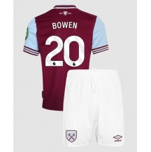 Maillot de football Réplique West Ham United Jarrod Bowen #20 Domicile Enfant 2024-25 Manche Courte (+ Pantalon court)