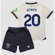 Maillot de football Réplique West Ham United Jarrod Bowen #20 Extérieur Enfant 2025-26 Manche Courte (+ Pantalon court)
