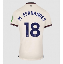 Maillot de football Réplique West Ham United Mateus Fernandes #18 Extérieur 2025-26 Manche Courte