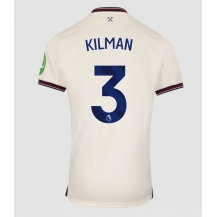 Maillot de football Réplique West Ham United Max Kilman #3 Extérieur 2025-26 Manche Courte