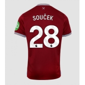 Maillot de football Réplique West Ham United Tomas Soucek #28 Domicile 2025-26 Manche Courte