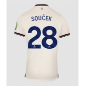 Maillot de football Réplique West Ham United Tomas Soucek #28 Extérieur 2025-26 Manche Courte