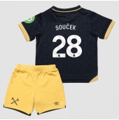 Maillot de football Réplique West Ham United Tomas Soucek #28 Troisième Enfant 2025-26 Manche Courte (+ Pantalon court)