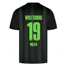 Maillot de football Réplique Wolfsburg Lovro Majer #19 Extérieur 2024-25 Manche Courte