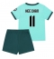 Maillot de football Réplique Wolves Hee-chan Hwang #11 Extérieur Enfant 2025-26 Manche Courte (+ Pantalon court)