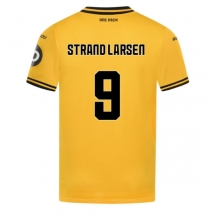Maillot de football Réplique Wolves Jorgen Strand Larsen #9 Domicile 2024-25 Manche Courte