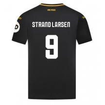 Maillot de football Réplique Wolves Jorgen Strand Larsen #9 Extérieur 2024-25 Manche Courte