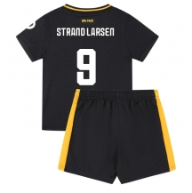 Maillot de football Réplique Wolves Jorgen Strand Larsen #9 Extérieur Enfant 2024-25 Manche Courte (+ Pantalon court)