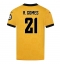 Maillot de football Réplique Wolves Rodrigo Gomes #21 Domicile 2025-26 Manche Courte