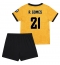 Maillot de football Réplique Wolves Rodrigo Gomes #21 Domicile Enfant 2025-26 Manche Courte (+ Pantalon court)