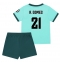 Maillot de football Réplique Wolves Rodrigo Gomes #21 Extérieur Enfant 2025-26 Manche Courte (+ Pantalon court)