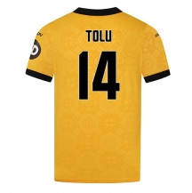 Maillot de football Réplique Wolves Tolu Arokodare #14 Domicile 2025-26 Manche Courte