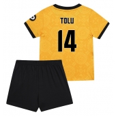 Maillot de football Réplique Wolves Tolu Arokodare #14 Domicile Enfant 2025-26 Manche Courte (+ Pantalon court)