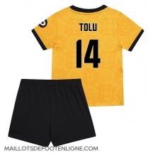 Maillot de football Réplique Wolves Tolu Arokodare #14 Domicile Enfant 2025-26 Manche Courte (+ Pantalon court)