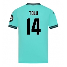 Maillot de football Réplique Wolves Tolu Arokodare #14 Extérieur 2025-26 Manche Courte