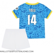 Maillot de football Réplique Wolves Tolu Arokodare #14 Troisième Enfant 2025-26 Manche Courte (+ Pantalon court)