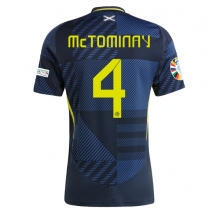Maillot de football Réplique Écosse Scott McTominay #4 Domicile Europe 2024 Manche Courte