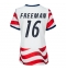 Maillot de football Réplique États-unis Alex Freeman #16 Domicile Femme Mondial 2026 Manche Courte