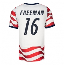 Maillot de football Réplique États-unis Alex Freeman #16 Domicile Mondial 2026 Manche Courte