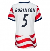 Maillot de football Réplique États-unis Antonee Robinson #5 Domicile Femme Mondial 2026 Manche Courte