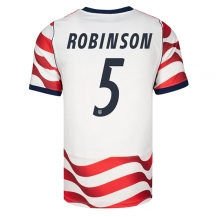 Maillot de football Réplique États-unis Antonee Robinson #5 Domicile Mondial 2026 Manche Courte